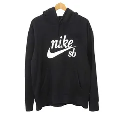 ナイキ エスビー NIKE SB パーカー フーディー ロゴプリント プルオーバー スウェット 裏起毛 コットン ポリエステル XL ブラック 黒