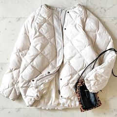 人気//アーバンリサーチ コクーンキルティングダウン acuta アイボリー