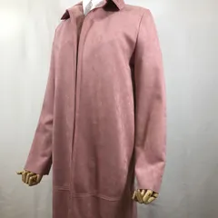 美品 ZARA フェイクムートンコート ボア ピンク