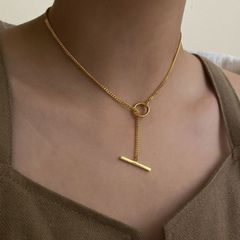 試着のみ】SS トグルクラシックロングネックレス ゴールド - メルカリ