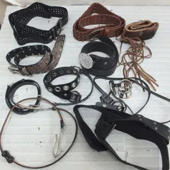R684【現状特価】レディース　ベルト　10点　まとめ売り　中古　②/　5