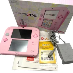 2ds 本体 ピンク 箱 充電器 カード