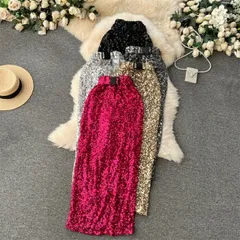 オシャレに体型カバー ロングスカート (T)