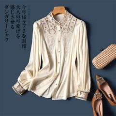 SINME シンメ ワイドスリーブシャツ フレンチスリーブ コットン 2023