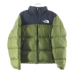 THE NORTH FACE (ザノースフェイス) 1996 RETRO NUPTSE JACKET レトロ ヌプシ ジップアップダウンジャケット ブラック/グリーン NF0A3C8D