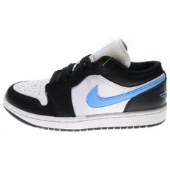 NIKE (ナイキ) WMNS AIR JORDAN 1 LOW DC0774-041 エアジョーダン1 ロー ローカットスニーカー ホワイト/ブラック US8/25.0cm