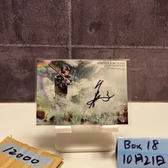 2017 BBM 角中勝也 6/10 直筆サインカード 千葉ロッテマリーンズ カード cross signing クロス