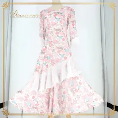 社交ダンス 衣装 スタンダード ドレス ワンピース パーティ衣装 オールシーズン Mamin マーミン ブルー系 ホワイト系 ピンク系 白 水色 花柄 フェミニン デザイン おしゃれ 可愛い 丈長 ドレスアップ 舞台衣装 大人向け スペシャルイベント