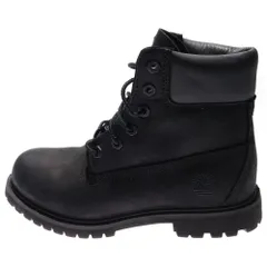 Timberland (ティンバーランド) 6inch Premium Boot 6インチ プレミアム スエード レザー ブーツ ブラック レディース 96382