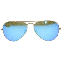 Ray Ban (レイバン) ティアドロップ サングラス アイウェア ゴールド RB3035