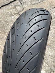 ダンロップレインタイヤ 120/70-17 190/60R17前後セット - メルカリ