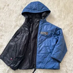 DOUBLE B フード付き　中綿コート リバーシブル　アウター　100