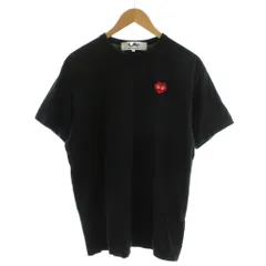 プレイコムデギャルソン PLAY COMME des GARCONS × インベーダー AD2022 Tシャツ カットソー 半袖 ロゴ XL 黒 ブラック AZ-T322 /AN60