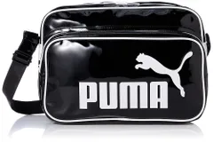 [プーマ] 部活 ジム トレーニング エナメルバッグ PU ショルダー M 24年春夏カラー プーマ ブラック/プーマ ホワイト(01)