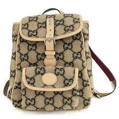 GUCCI リュックサック バックパック GG ウール ムートン 630818 GUCCI リュックサック バックパック GG ウール ムートン 630818 - メルカリ