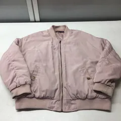 送料無料★AS KNOW AS アズノウアズ★中綿ジャケット MA-1 ブルゾン★ピンク★レディースフリーサイズ #31121sNj141