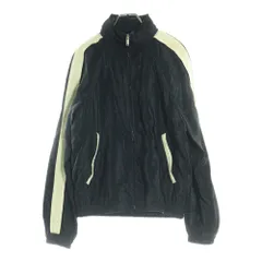 SAINT LAURENT PARIS (サンローランパリ) 22SS フロントロゴエンブロイダリー サイドライン ジップアップ トラックジャケット ブラック 684942 Y2E80のサムネイル