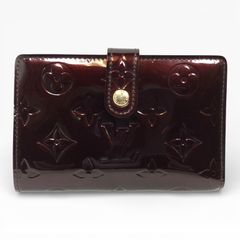 LOUISVUITTON ヴィトン ヴェルニ アマラント ヴィエノワ 折り財布