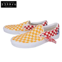 VANS バンズ 【新品同様】VN0A38F7VLV CLASSIC SLIP-ON Checkerboard クラシック スリッポン チェッカーボード US9.5