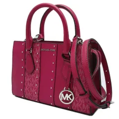 【新品】マイケルコース 35T5S6HS5B バッグ ハンドバッグ MICHAEL KORS SHEILA MKシグネチャー スモール スタッズ パッチワーク サッチェル 2WAY 斜め掛け アウトレット レディース
