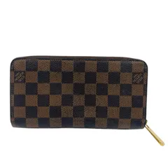 LOUIS VUITTON　ルイヴィトン　ダミエ　エベヌ　 ジッピーウォレット　N60015　長財布　ラウンドジップ