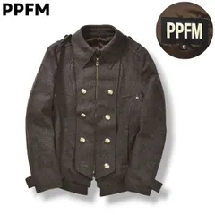 fur jacket archive PPFM Pコート ナポレオン ポーカーズ 2000s PPFM Convertible Fur Napoleon Jacket - 269archive – 269Archive