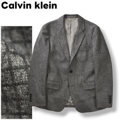 カルバンクライン》新品 ヘリンボーン柄 2Bテーラードジャケット 38(M 