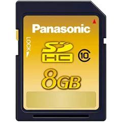 パナソニック 8GB SDHCメモリーカード CLASS10 RP-SDWA08GJK