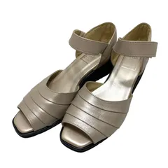 【美品】クラブデサキ (24.5) コンフォートサンダル コンフォートシューズ ストラップ ベルト サンダル 本革 レザー 希少デザイン