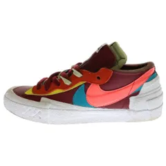 NIKE (ナイキ) ×sacai ×KAWS BLAZER LOW TEAM RED サカイ カウズ ブレーザー チームレッド ローカットスニーカー マルチ US10.5/28.5cm DM7901-600