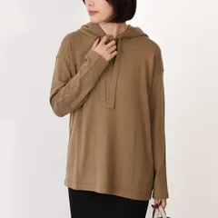 S Max Mara エス マックスマーラ トップス EROICO エロイコ ピュア ウール フーディーニット EROICO 9366101600 レディース キャメル ウール 長袖 秋冬 ロゴのサムネイル