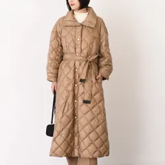Max Mara The Cube マックスマーラ ザ キューブ アウター TREPIL キルティング ロング ダウンジャケット 9496035600 レディース キャメル グースダウン ベルトのサムネイル
