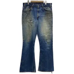 リーバイス Levi's 70's 646 オレンジタブ BIG E USA製 刻印10 実寸W36 デニム ブルー 201MB-1229 VB