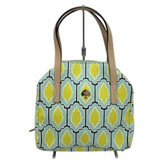 Kate spade(ケイトスペード) ハンドバッグ - PXRU4326 ライトブルー×イエロー×ベージュ レザー
