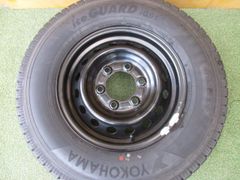 中古】 送料込み 日産純正スチール キャラバン 195/80R15 スタッドレス