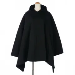 【中古】バレンシアガ BALENCIAGA 21SS ポンチョフーディ オーバーサイズトレーナー XS 黒 ブラック 645156 国内正規 バレンシアガ BALENCIAGA 21SS ポンチョフーディ オーバーサイズ