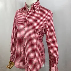 美品 ポロラルフローレン 現行品 ギンガムチェック 長袖シャツ