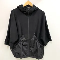 OG33 【未使用】FRAPBOIS フラボア　パーカー　七分袖　ブラック　フルジップレディース　Lサイズ