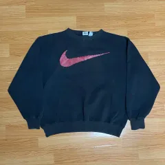 ヴィンテージ 90s NIKE スウッシュ ビックロゴ クルーネック スウェット XXL 2XL