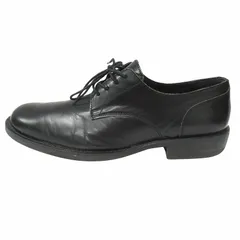 14ss ヨウジヤマモトプールオム YOHJI YAMAMOTO POUR HOMME レザー ドレス シューズ 革靴 短靴 レースアップ アーカイブ 25 黒 ブラック メンズのサムネイル