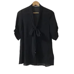 theory luxe(セオリーリュクス) 半袖シャツブラウス サイズ38 M レディース美品  - 黒