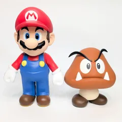 スーパーマリオ dxソフビフィギュア 2体セット マリオ クリボー ソフビ