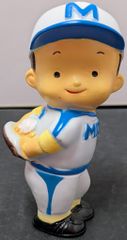レア】銀行 野球選手 ソフビ貯金箱 昭和レトロ ノベルティ - メルカリ