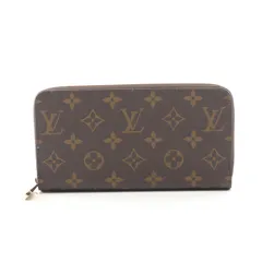 ルイ・ヴィトン LOUIS VUITTON ラウンド長財布 ジッピーウォレット M42616 PVCコーティングキャンバス ジッピー・ウォレット ユニセックス Used A