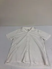 送料無料★ZARA ザラ★半袖シャツ　トップス　薄手シャツ　透けシャツ★メンズ　Lサイズ★ホワイト　#70909scf