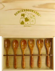 【中古】マグカップ・湯のみ いちごフェア 木製カトラリーセット 「すみっコぐらし」