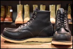 【8.5E 良品 羽タグ 03年】レッドウィング 8130 アイリッシュセッター 黒 ブラッククローム モックトゥ ブーツ 8179 redwing HOPESMORE【FL160】
