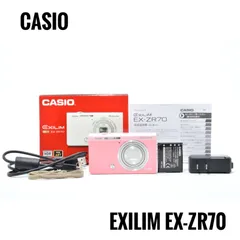 【極美品】カシオ EXILIM EX-ZR70 デジカメ CASIO ピンク EX-Z370｜CASIO デジタルカメラ EXILIM ピンク PK｜中古品｜修理販売