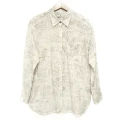 PaulSmith(ポールスミス) 長袖シャツブラウス サイズ40 L レディース - 白×ダークネイビー PS