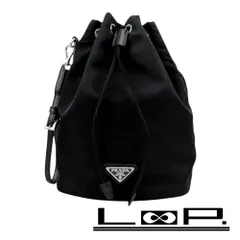 プラダ■新同■ 巾着 ポーチ バッグ Re-Nylon ナイロン ブラック 1NS369【509346】13